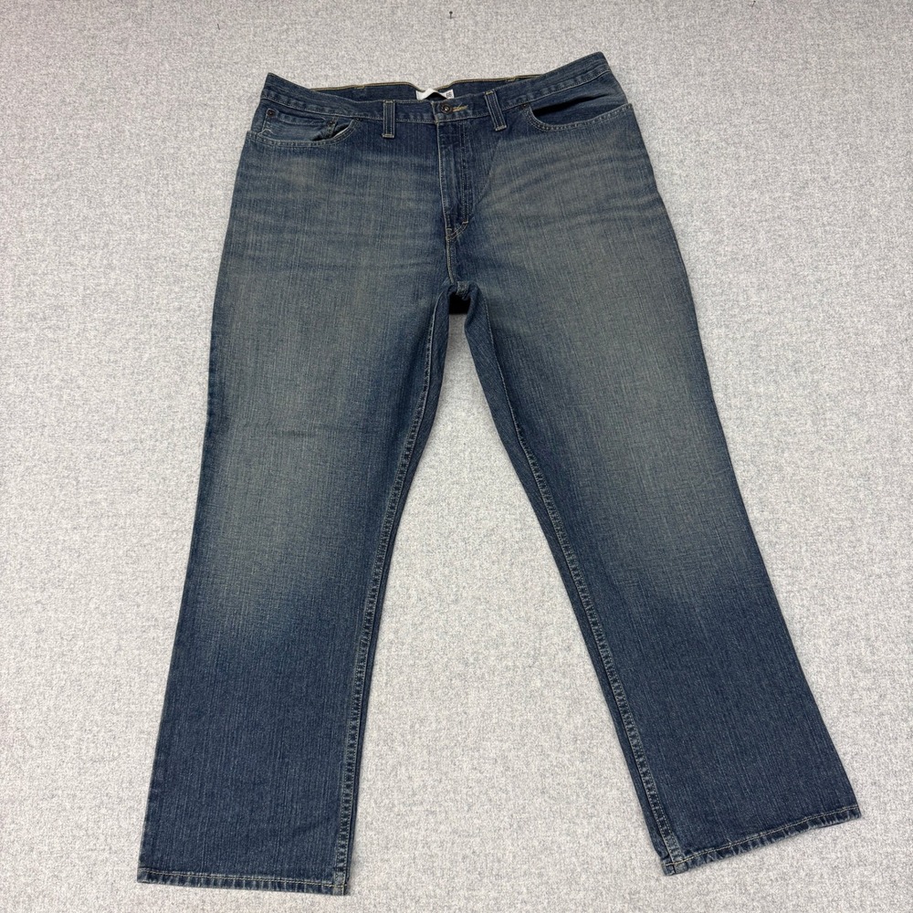 Route 66 Straight Fit Jeans 40 x 30 Blue Denim 100% Cotton 5-Pocket Mens Pants